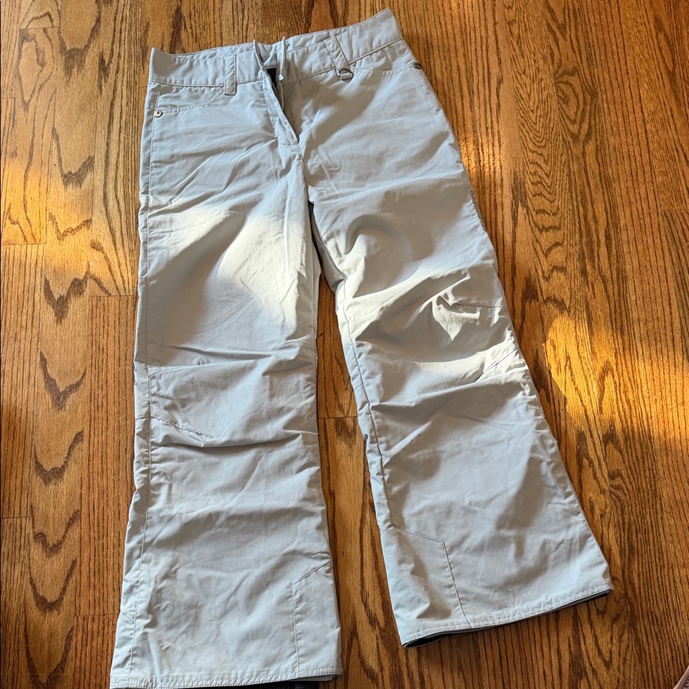 Obermeyer Light Gray Kids Ski Pants